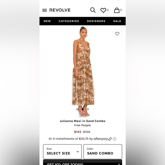 Free People Womens Julianna Maxi Size M ✨ - Picture 3 of 12